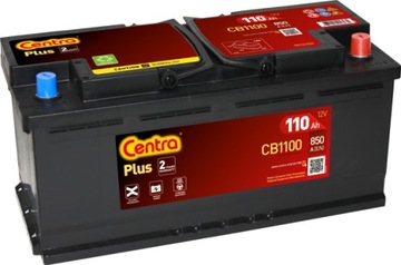 Akumulator Centra Plus 12V 110Ah 850A CB1100