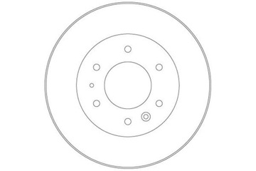 Задній гальмівний барабан TRW DB4545