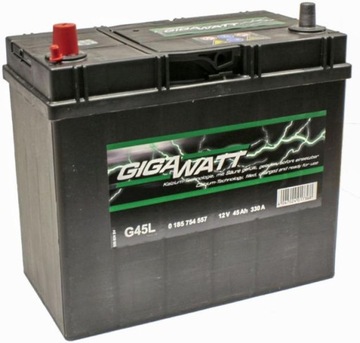 Akumulator GIGAWATT 45Ah 330A L+ AZJA JAPAN