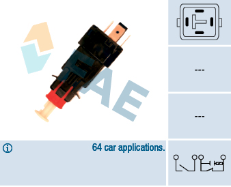 FAE вимикач стоп-сигналу 24519 FAE 40-73-0028