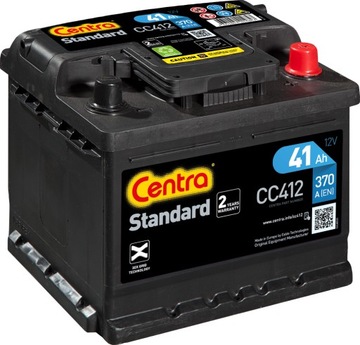 Akumulator Centra Standard CC412 12V 41Ah/370A