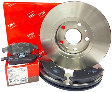 TRW диски + колодки спереду DACIA DUSTER 280 мм