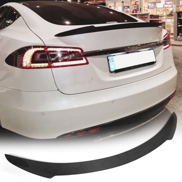 CARBON спойлер Елерон крило Tesla Model S 12-23