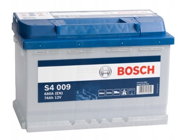 Akumulator Bosch 12V 74Ah/680A S4009