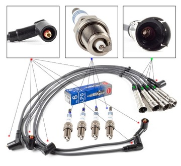 Провід + свічки NGK SEAT INCA 1.4 і 95-03