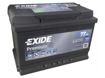 AKUMULATOR EXIDE PREMIUM 77Ah VAG SEAT VW SKODA