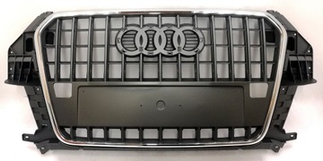 AUDI Q3 8U 11-решітка радіатора сріблястий середній хром