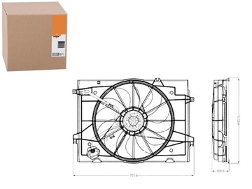 ВЕНТИЛЯТОР РАДИАТОРА KIA SPORTAGE 04 - NRF