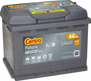 AKUMULATOR CENTRA FUTURA P+ 64AH/640A