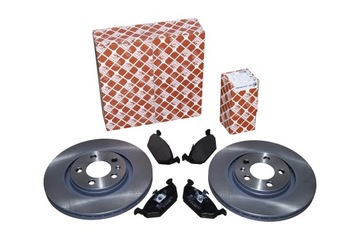 FEBI диски колодки передні для BMW X3 3.0 X5 3.0-4.4 P