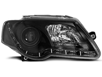 Передні фари VW PASSAT B6 3C BLACK LED нові світлодіодні лампи