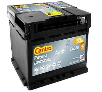 AKUMULATOR CENTRA FUTURA 53AH 540A 53 Ah