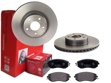 TARCZE KLOCKI BREMBO PRZÓD FORESTER SH GT86 276MM