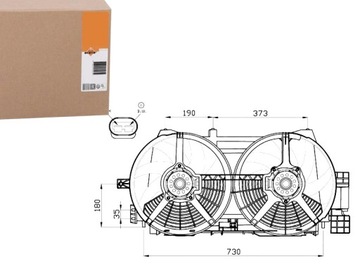 ВЕНТИЛЯТОР РАДІАТОРА NRF 7701471356 6025306731 602