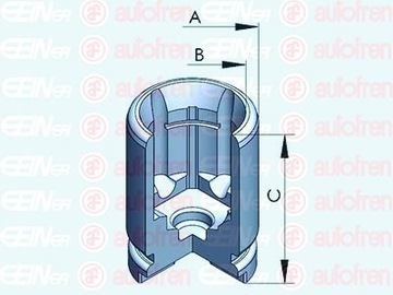 ПЛУНЖЕР ХЕМ. HONDA ЗАДНІЙ ACCORD / CIVIC / PRELU