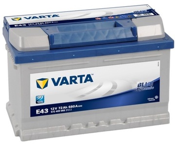 Аккумулятор Varta BLUE 72AH 680a E43