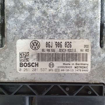 VW PASSAT B6 комп'ютер драйвер 06J906026 1.8 TSI