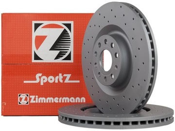 Zimmermann передние диски AUDI A3 8p1 8PA 345MM