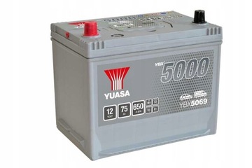 Akumulator YUASA Silver YBX5069 75Ah 650A L+ Japan