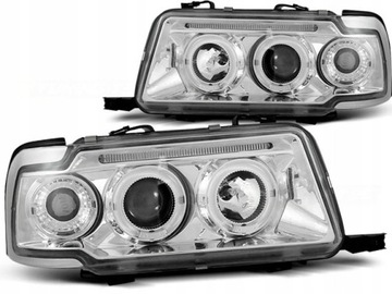 LAMPY REFLEKTORY AUDI 80 B4 91-96 RINGI LED CHROM