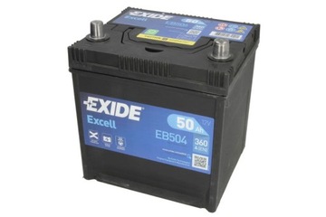 Akumulator EXIDE 12V 50Ah/360A EXCELL P+