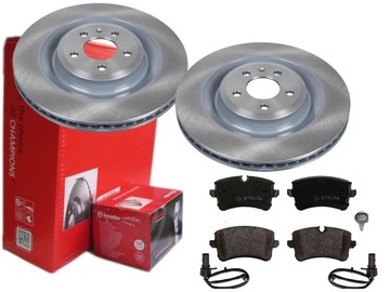 TARCZE KLOCKI BREMBO TYŁ AUDI A6 C7 A7 4G 356MM