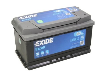 АКУМУЛЯТОР EXIDE EXCELL 80AH 700A EB802 P+