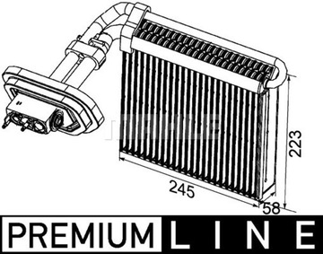 ВИПАРНИК КОНДИЦІОНЕРА BEHR PREMIUM LINE