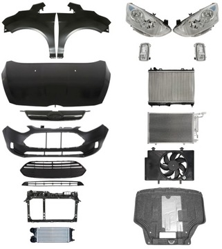 Ford B-Max 12-17 Zderzak Pas Maska Błotnik