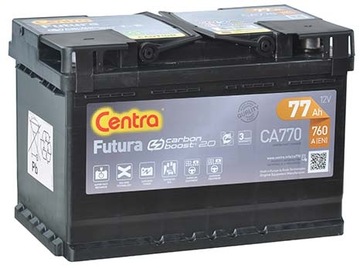 Akumulator Centra Futura 77Ah 760A CA770