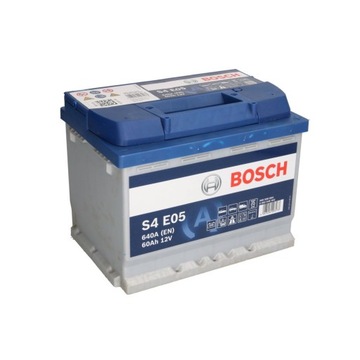 Akumulator 60 Ah BOSCH EFB S4E05 0 092 S4E 051