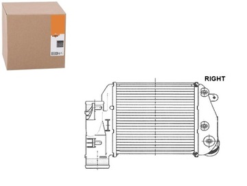 Інтеркулер VW A6 2,7-3,0 TDI (права сторона) NRF