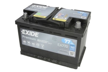 Akumulator EXIDE 12V 77Ah/760A PREMIUM P+