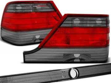 LAMPY TYLNE MERCEDES W140 S-KLASA 95-98R SMOKE