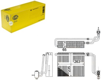 Испаритель кондиционера HELLA 28303458 A00 MSV563 S5