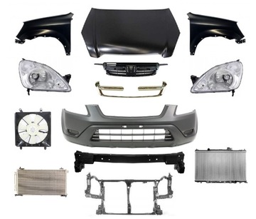 HONDA CRV 01-07 PRZÓD MASKA ZDERZAK LAMPA BŁOTNIK