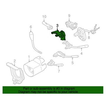 Датчик угла поворота руля MERCEDES W211 A2115450116 OE