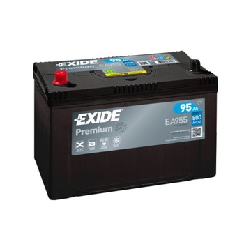 Akumulator Exide Premium 12V 95Ah 800A L+ EA955