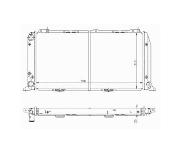 Радіатор AUDI 80/90 B2 84-893121253a новий