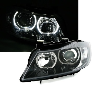 Лампы BMW 3 E90 E91 ангельские глазки кольца белый DEPO