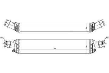 INTERCOOLER AUDI A4 A4 ALLROAD A5 A6 A6 ALLROAD A7