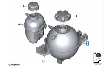 Розширювальний бак BMW X4 G02 18 - 8742660