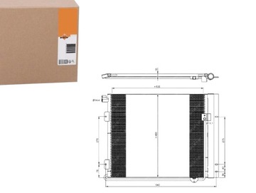 SKRAPLACZ KLIMATYZACJI MAN TGL TGM 04.05- NRF