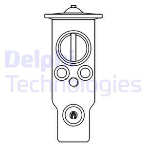 DELPHI cb1015v Розширювальний клапан, кондиціонер