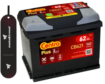 AKUMULATOR CENTRA PLUS L+ 62AH/540 CB621