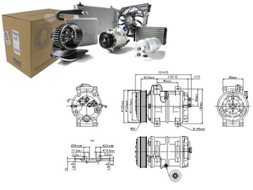 КОМПРЕСОР КОНДИЦІОНЕРА NISSENS 30612681