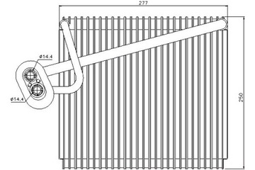 Испаритель кондиционера HYUNDAI i30 KIA CEE'D Pro CE