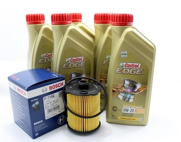 МАСЛО CASTROL 0W20 6L + МАСЛЯНЫЙ ФИЛЬТР VOLVO S60V40 XC60