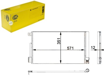 КОНДЕНСАТОР HELLA 55700406 6455GA 1609867680