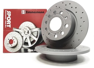 Zimmermann диски задние AUDI A3 8P SEAT ALTEA 253MM